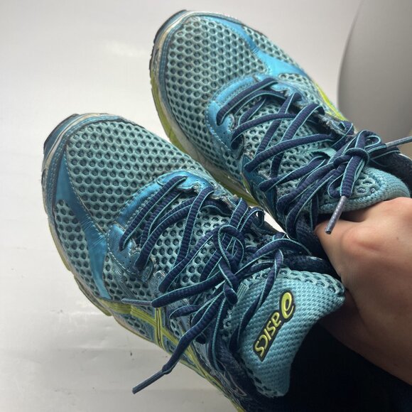 Asics Womens Gel Cumulus 16 T489N Blue Running Shoes Sneakers Size 9.5 - Picture 11 of 12